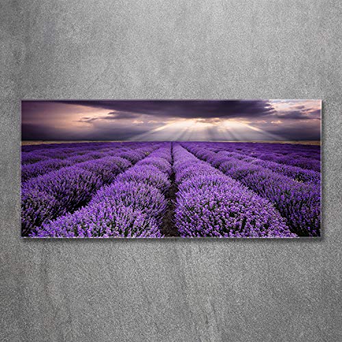 Image sur verre 120x60 cm paysage violet de qualité supérieure - 3