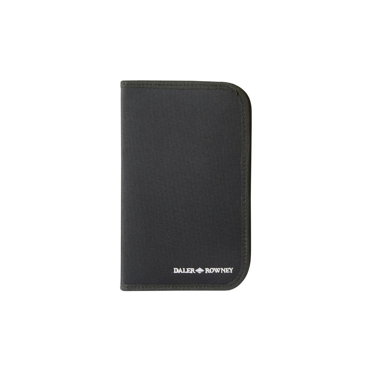 Daler Rowney System3 astuccio con cerniera 10 pennelli assortiti set 4 pennelli assortiti manico corto per pittura acrilica