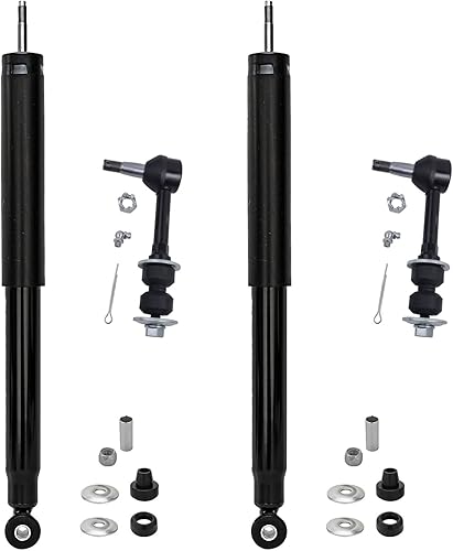 Miniatura 96 de Detroit Axle - Amortiguadores traseros para Chevrolet Equinox GMC Terrain Pontiac Torrent Saturn Vue Suzuki XL-7, 2 Amortiguadores traseros