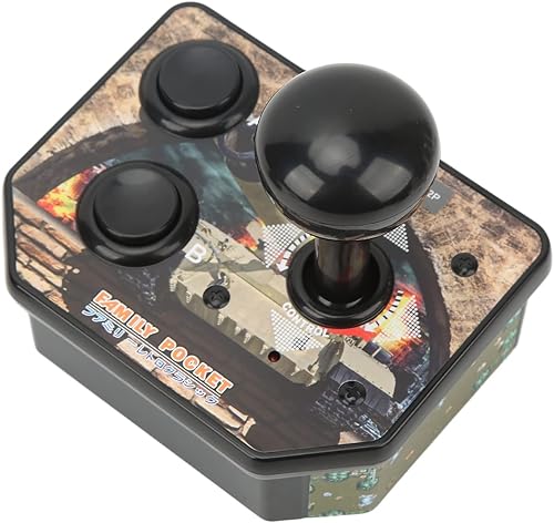 Miniatura 9 de Luqeeg Consola de juegos doble joystick, consola de juegos de mano Arcade con varios juegos clásicos, sistema de juego de control de juego de doble