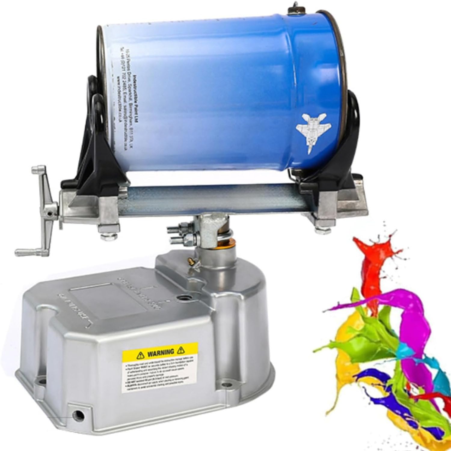 KJZQXYX Pneumatic Paint Shaker Machine, 5 Gallon Inks Mixing Tool, Air Pressure 0.2-0.6Mpa, 15min Mix Time, 30° Oscillation, for Paint, Coating, Ink