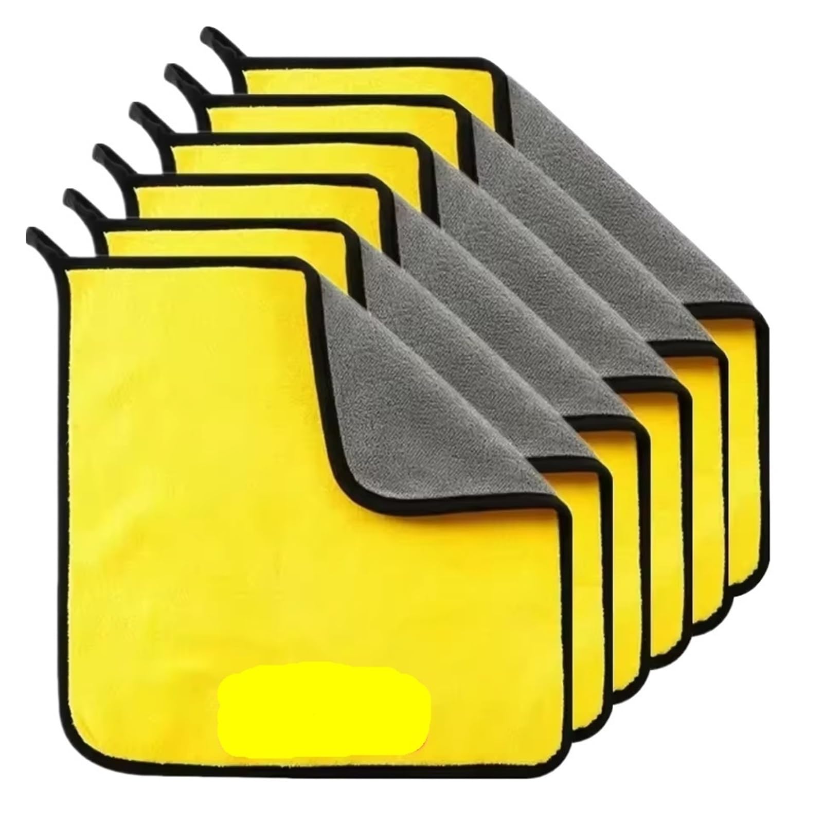 GCHGFJFD Microfiber Car Cleaning Towels Soft Quick Drying For Windowss Mirrors Wiping Rags Double Layer Wash Cloth