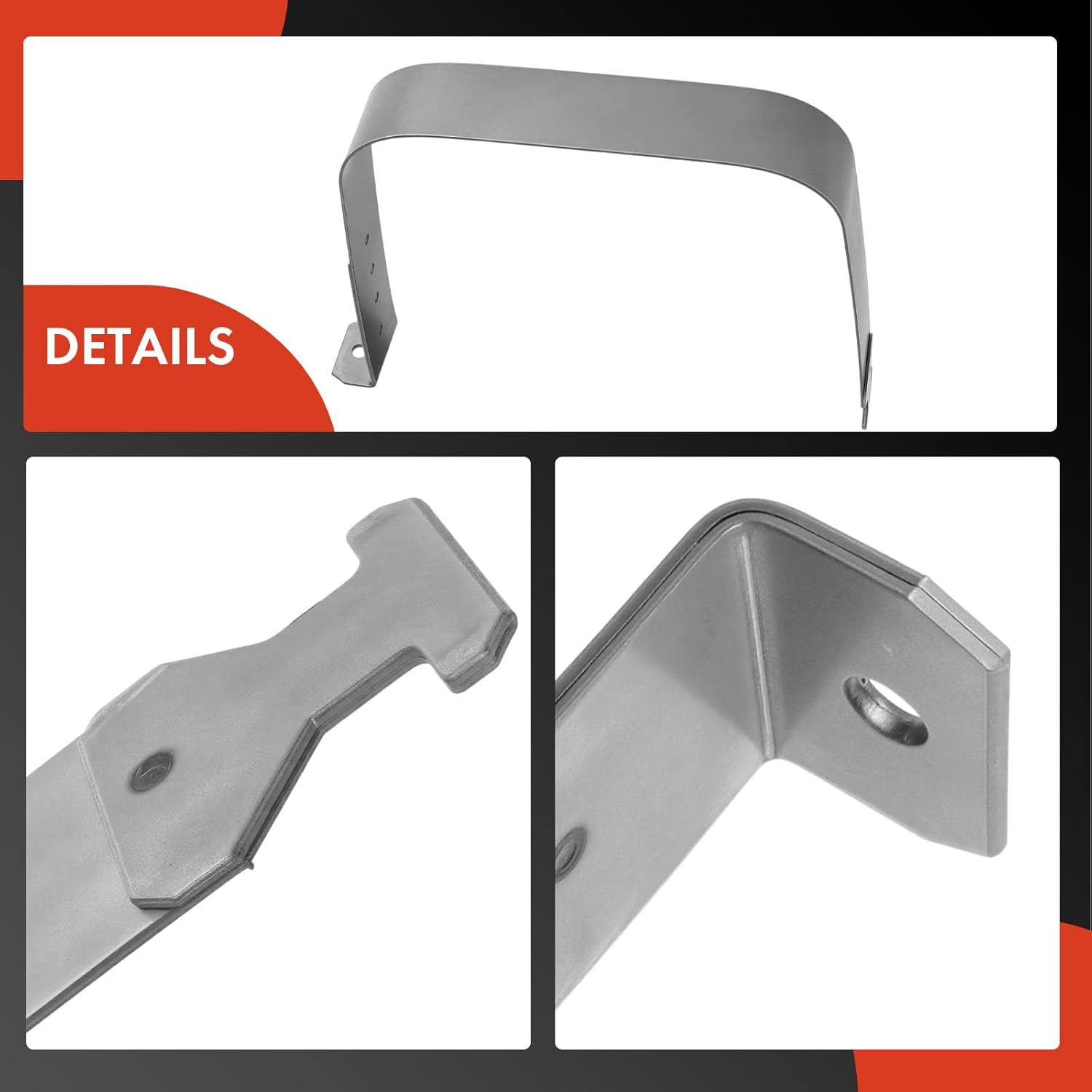 A-Premium Fuel Tank Straps Compatible with Dodge Ram 1500 2500 3500 Pickup 1994-2002 Ram 4000 1995-1996 2001 2-PC Set