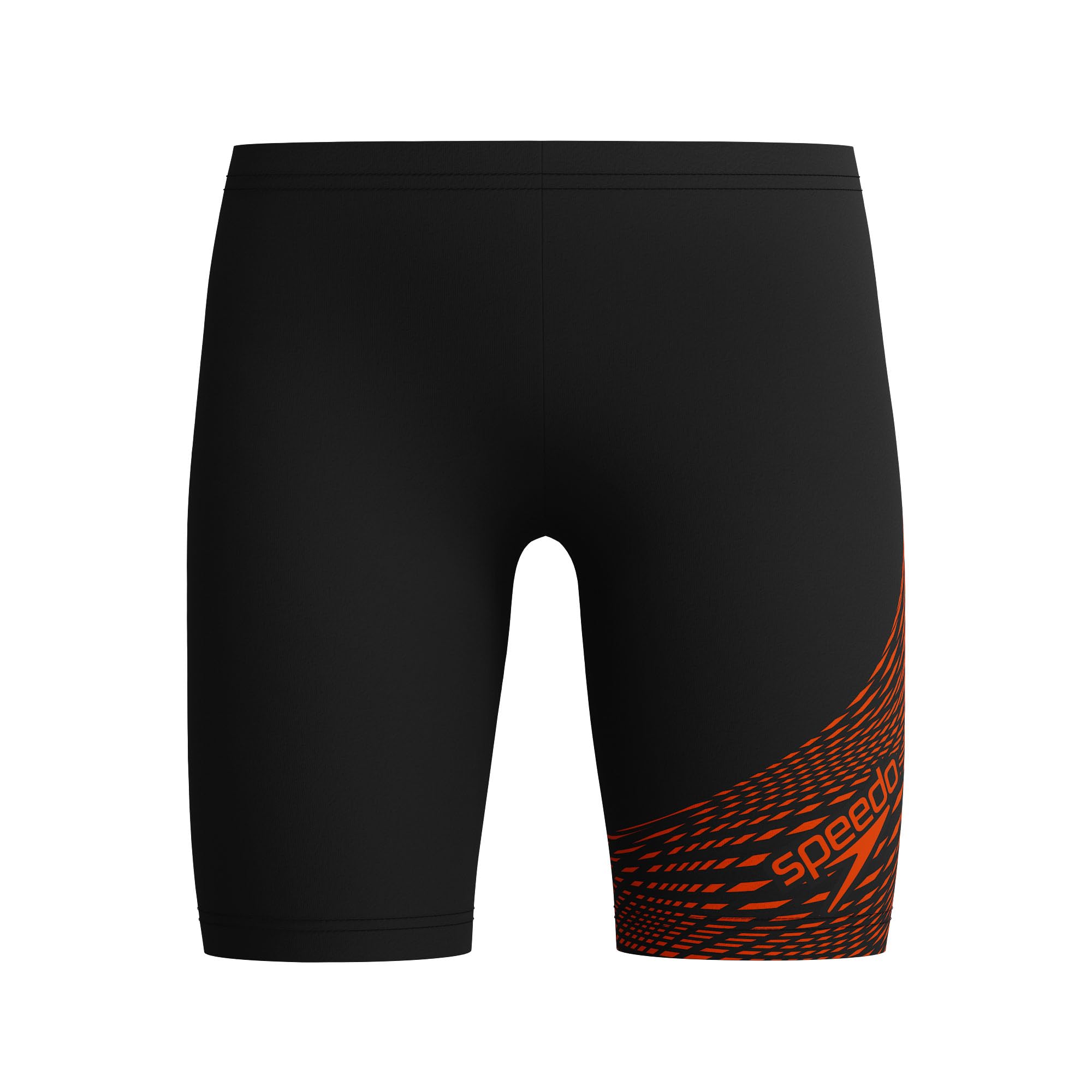 Speedo Chłopcy Medley Logo Jammer Kąpielówki Pływacy Czerwony Imbir