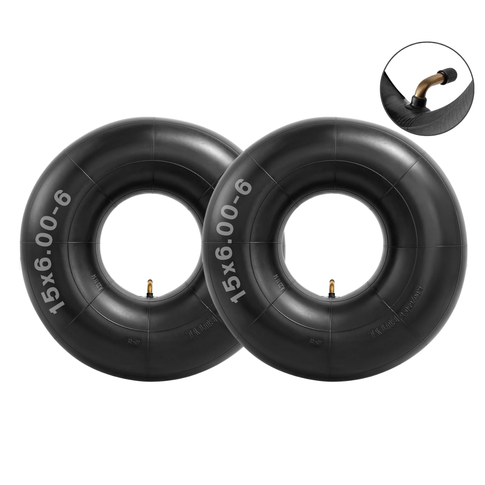 Tubos internos 15x6.00-6 TR-87 para cortacésped, tractor de jardín, carretilla