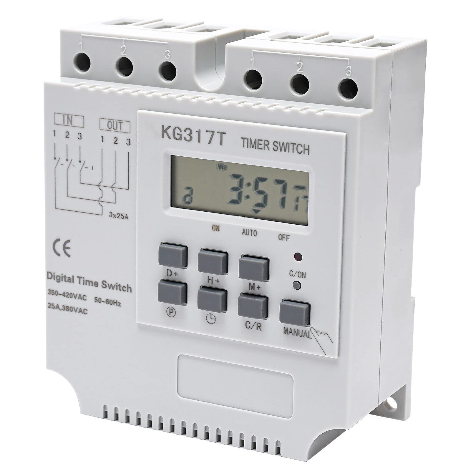 380 V, 3 fasi, programmabile, timer programmabile, 25 A, timer programmabile, timer programmabile