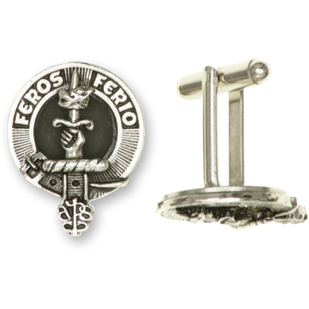 Pair of Scottish Clan Crest Cufflinks, Available in over 100 Clan Crests (Graham CCL/C29)