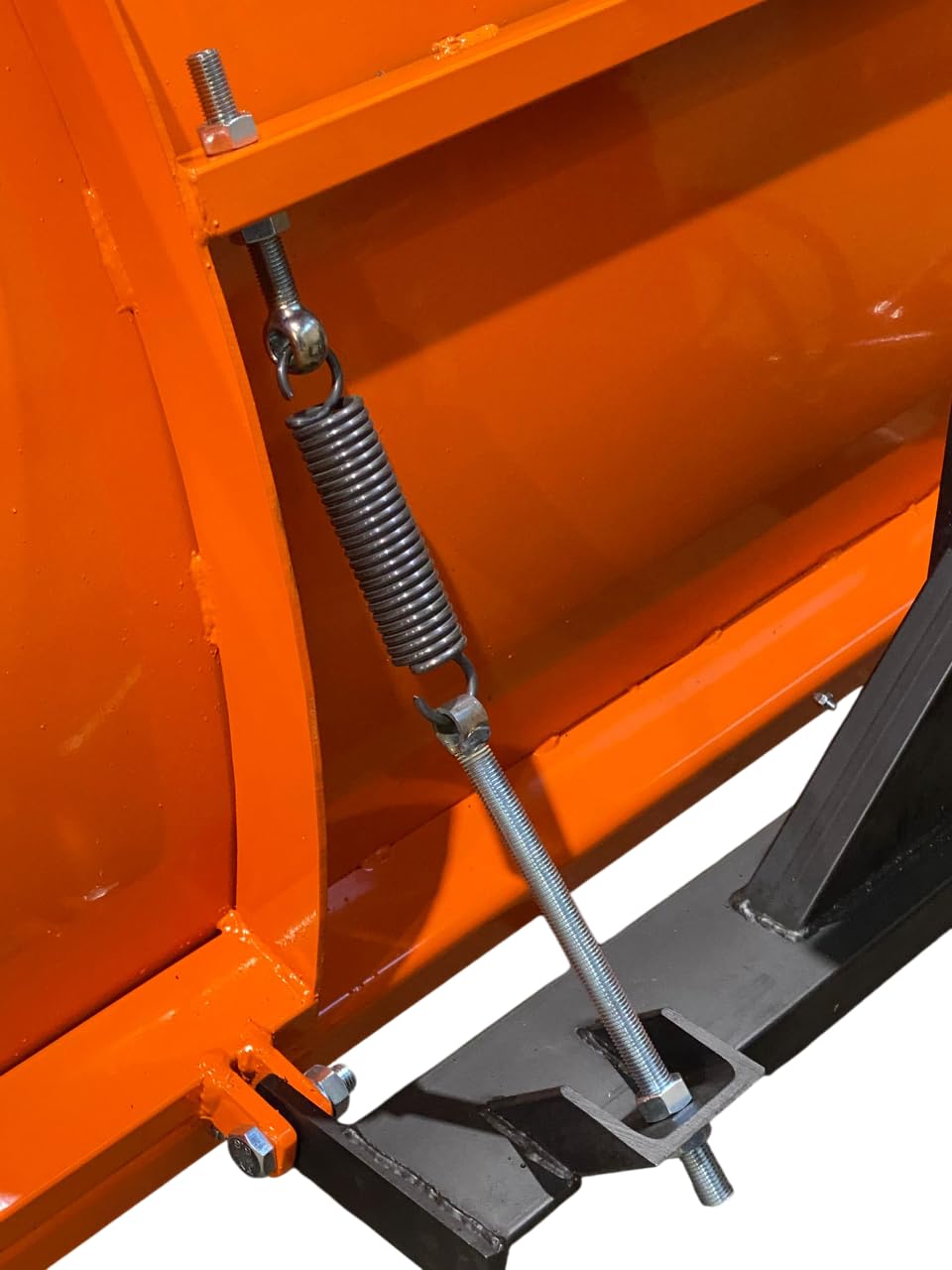 Schneepflug Räumschild Schneeschild Schneeschieber mit Euro Aufnahme Orange / 200 x 75 cm inkl. Hydraulikzubehör