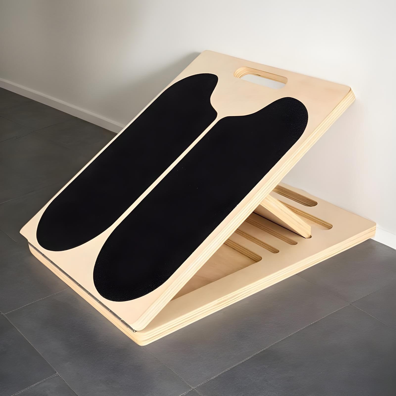 Planche d'Étirement pour Mollets Outil De Fitness Ajustable À 5 Angles