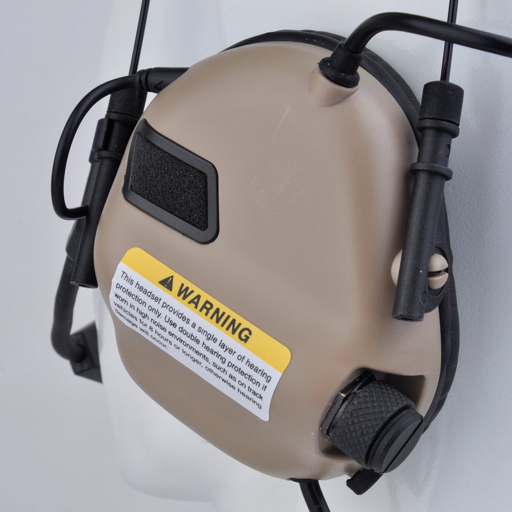 Casque de protection auditive électronique M32 - Supprime les bruits nocifs des coups de feu et amplifie les sons de faible niveau