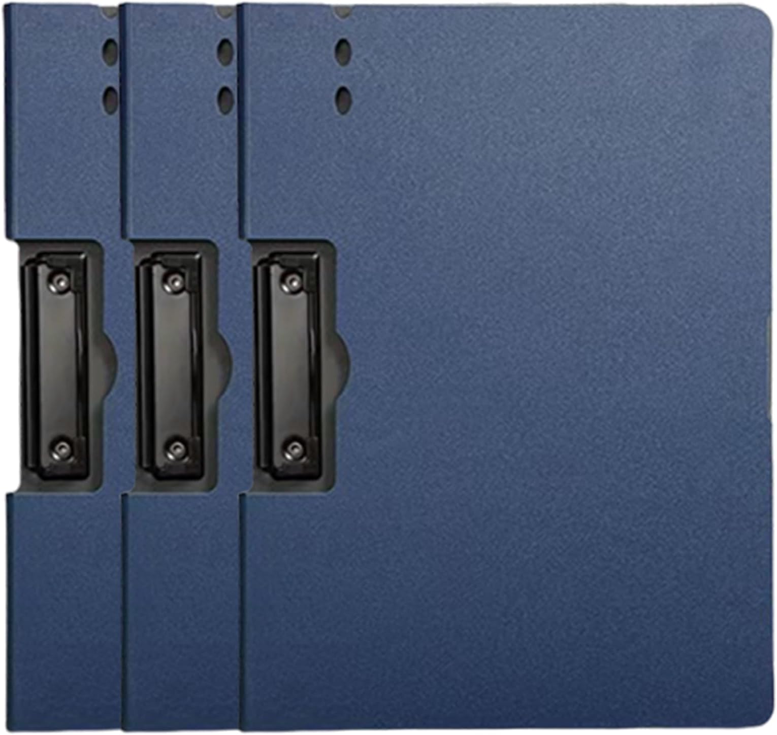 Binder Punchless with Spring Action Clamp Office Clipboard Folder Document Folder with Side Clip for Letter Size Paper