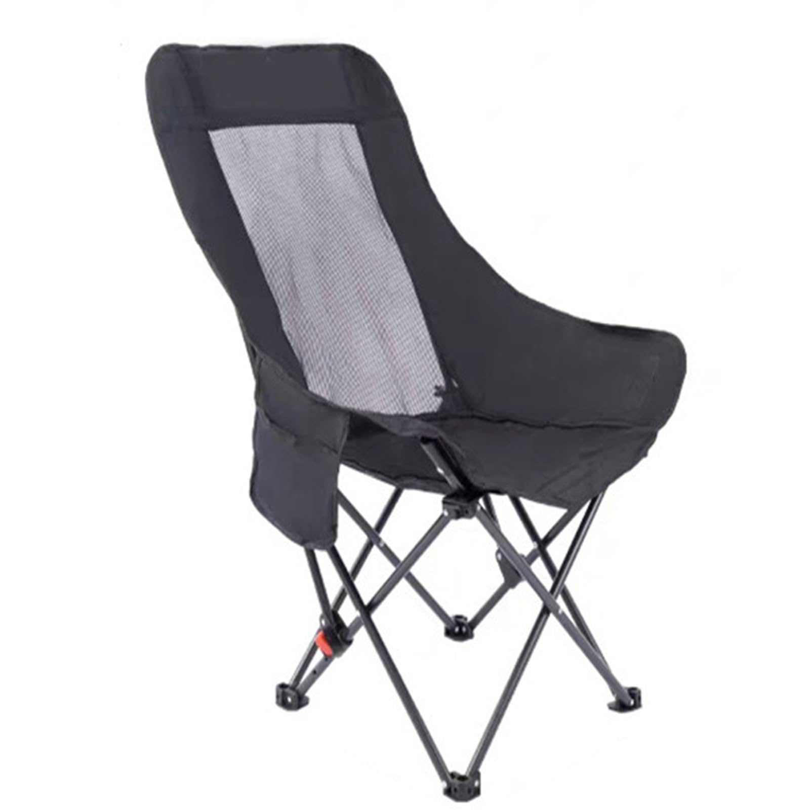 Pieghevole ergonomica da Campeggio Imbottita co Borsa Trasporto Sedia Portatile di Lusso per Campeggio Giardino Pesca Adulti B
