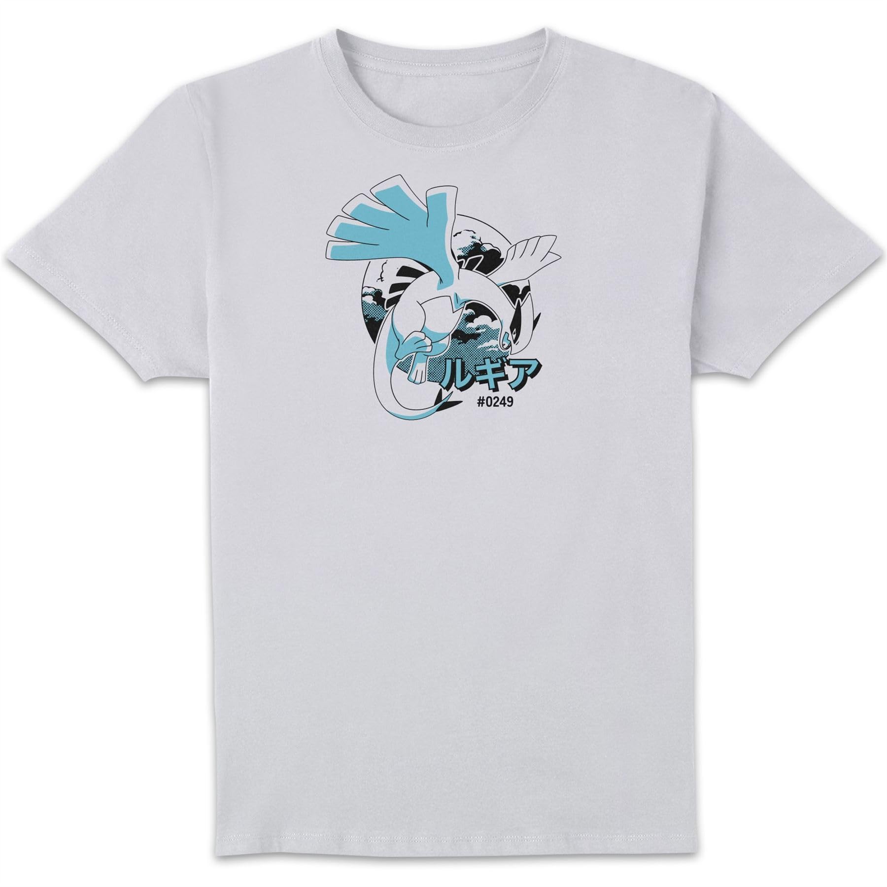 Zavvi Unisex Multi Official Pokémon Lugia Flight T-Shirt Mens White - L