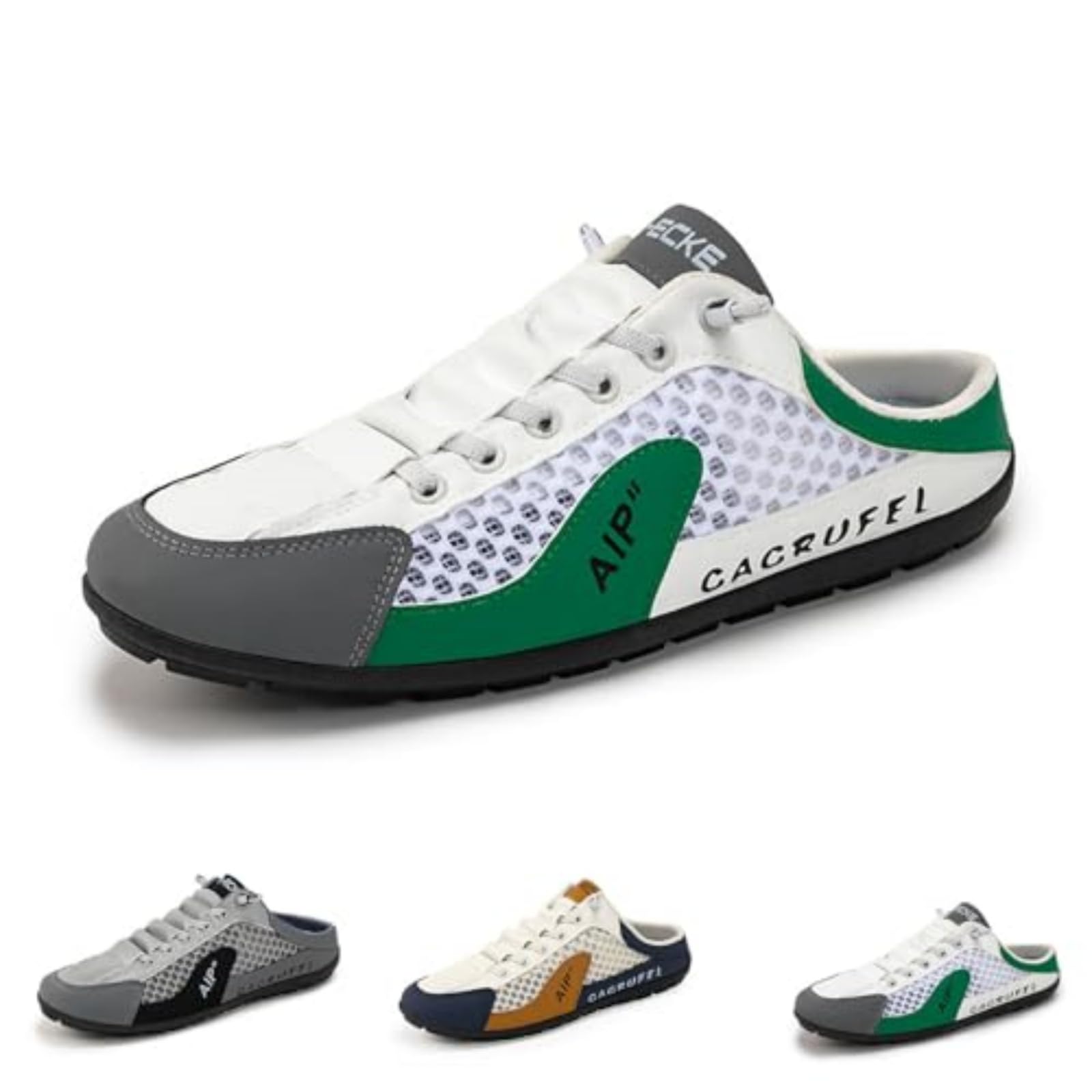 Men's Slip On Mule Sneakers Backless Breathable Mesh Walking Shoes Lightweight Casual Anti Slip Shoes for Driving Travel Daily Wear — view 6