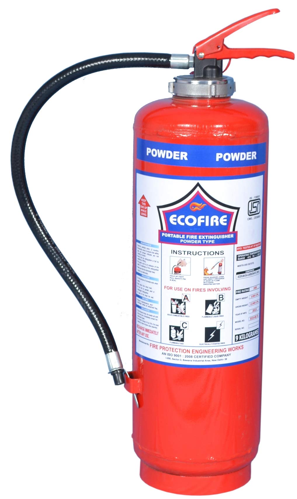 Buy ECO FIRE Dry Powder DCP Types FIRE Extinguisher ( Cartridge Types