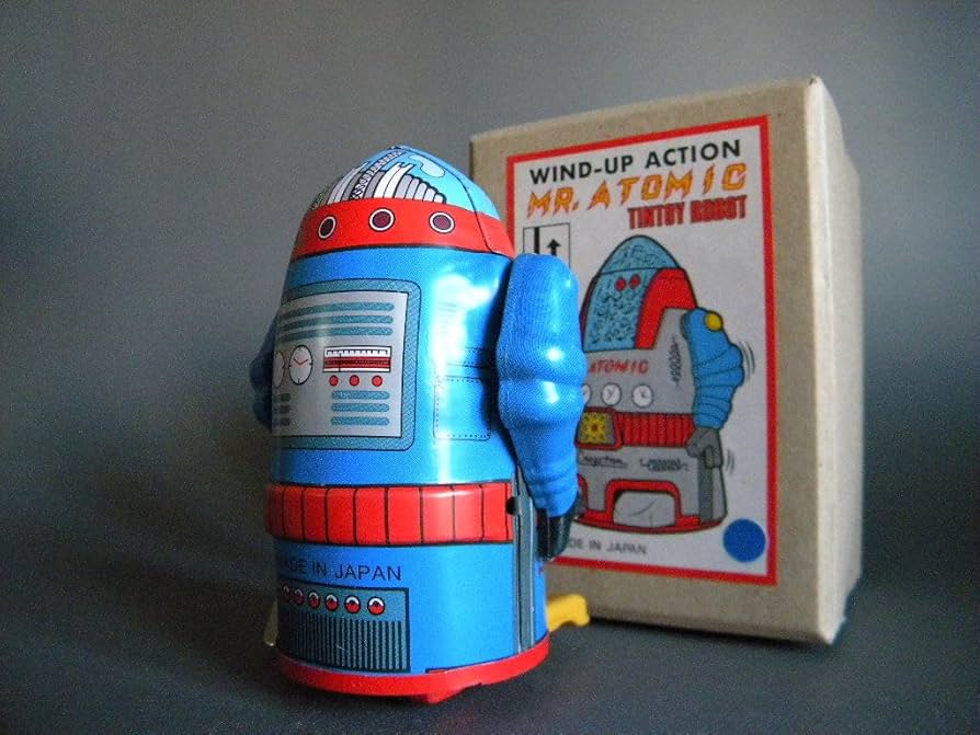 Amazon.co.jp: Mr Atomic ブリキ 日本製 ミスターアトミック