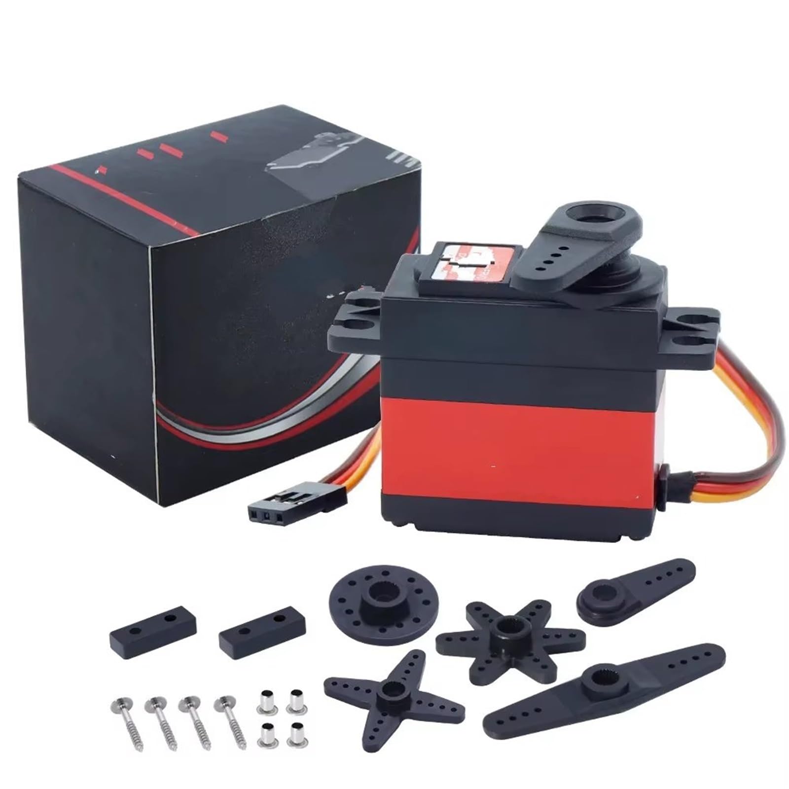 Compatible con JX Coche A Control Remoto, Barco Y Helicóptero. 1 Servo Digital De 20 Kg, Copa Hueca para Alto Par PDI-6221MG RC Mejoras