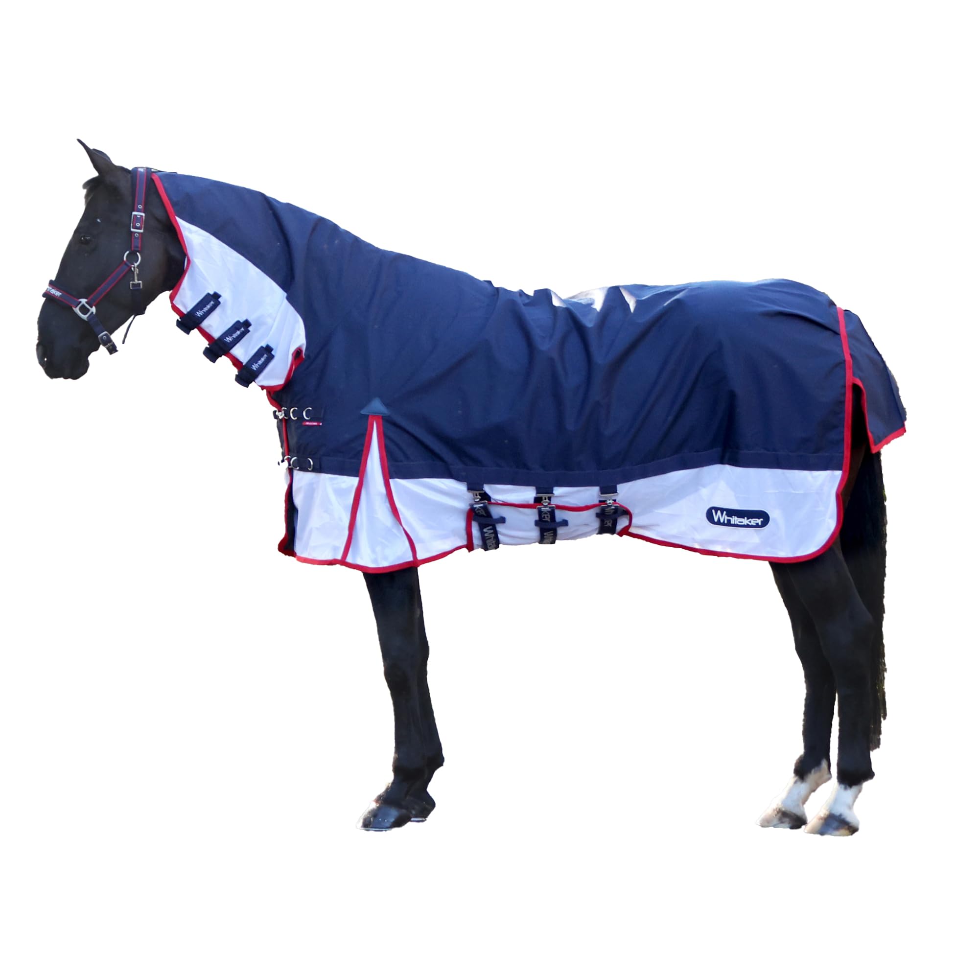 R462 John Whitaker Rastrick V2 Airflow Pferdedecke mit festem Hals, Größen 1,2 m bis 2,1 m, perfekt für unvorhersehbare Wetterbedingungen