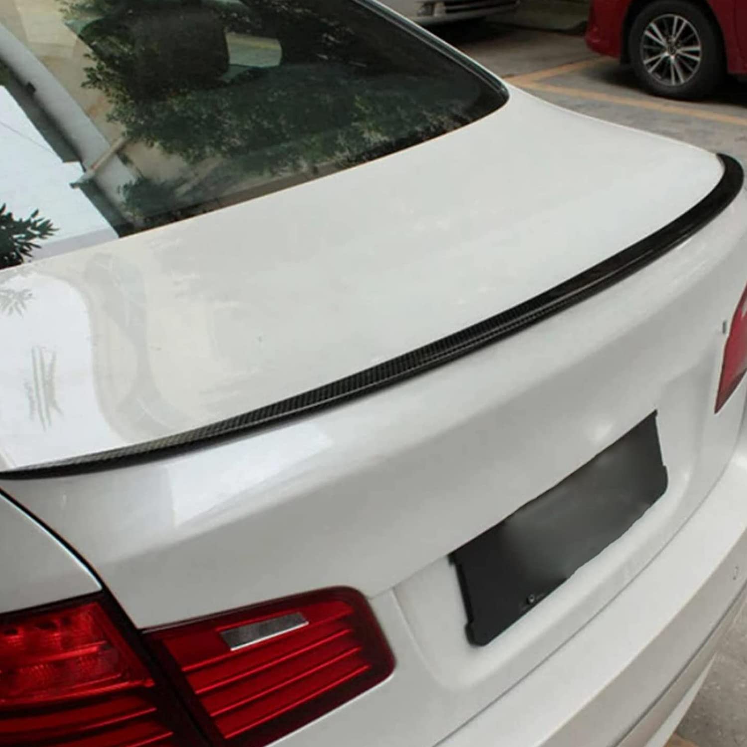 Aileron Arrière Universel Pour Voiture - 1.28 M En Caoutchouc, Style Aile, Facile à Coller, Customization