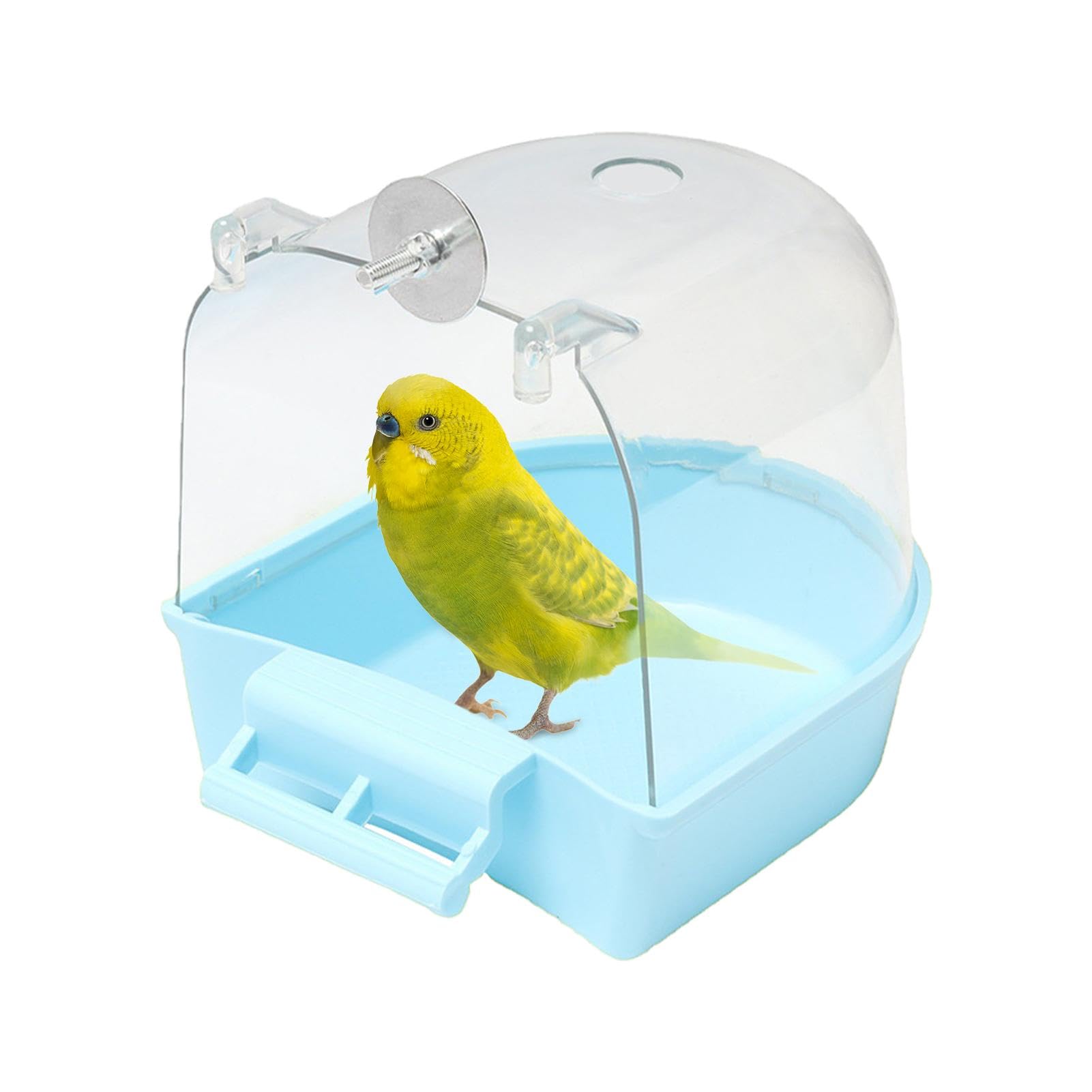 Bird Bathtub Bird Bath for Cage Bird Bath Box Bird Bath Box Parrot Bath Shower Box Bird Cage Accessories Accessories for Small Birds Canary Parrots Crested
