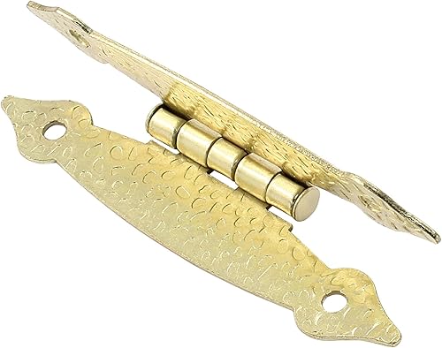 Vista 41 de Murtenze Paquete de 4 bisagras en H antiguas negras de 3.5 pulgadas, bisagras de gabinete de acero laminado en frío, bisagras planas de puerta