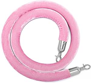 Amazon.com: Pink Velvet Barrier Ropes, 32mm VIP Stanchion Ropes for Red ...