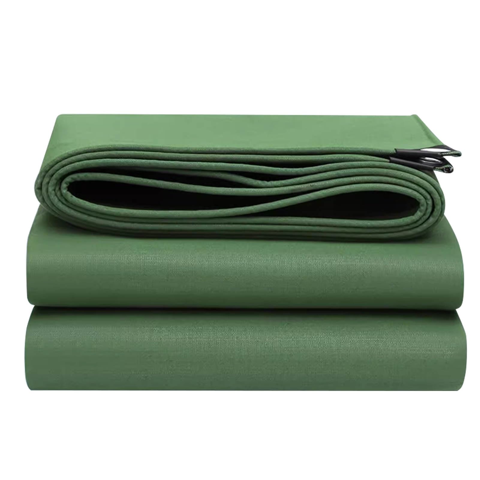 Lona verde de camping impermeable para suelos de tienda y techos auxiliares