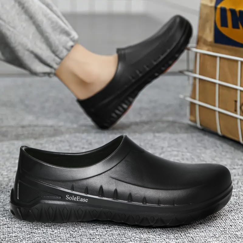 Men & Women Chef Shoes Anti Oil Splash/Slip Resistant/Waterproof Garden Shoes for Kitchens Nursing Working - Image 2