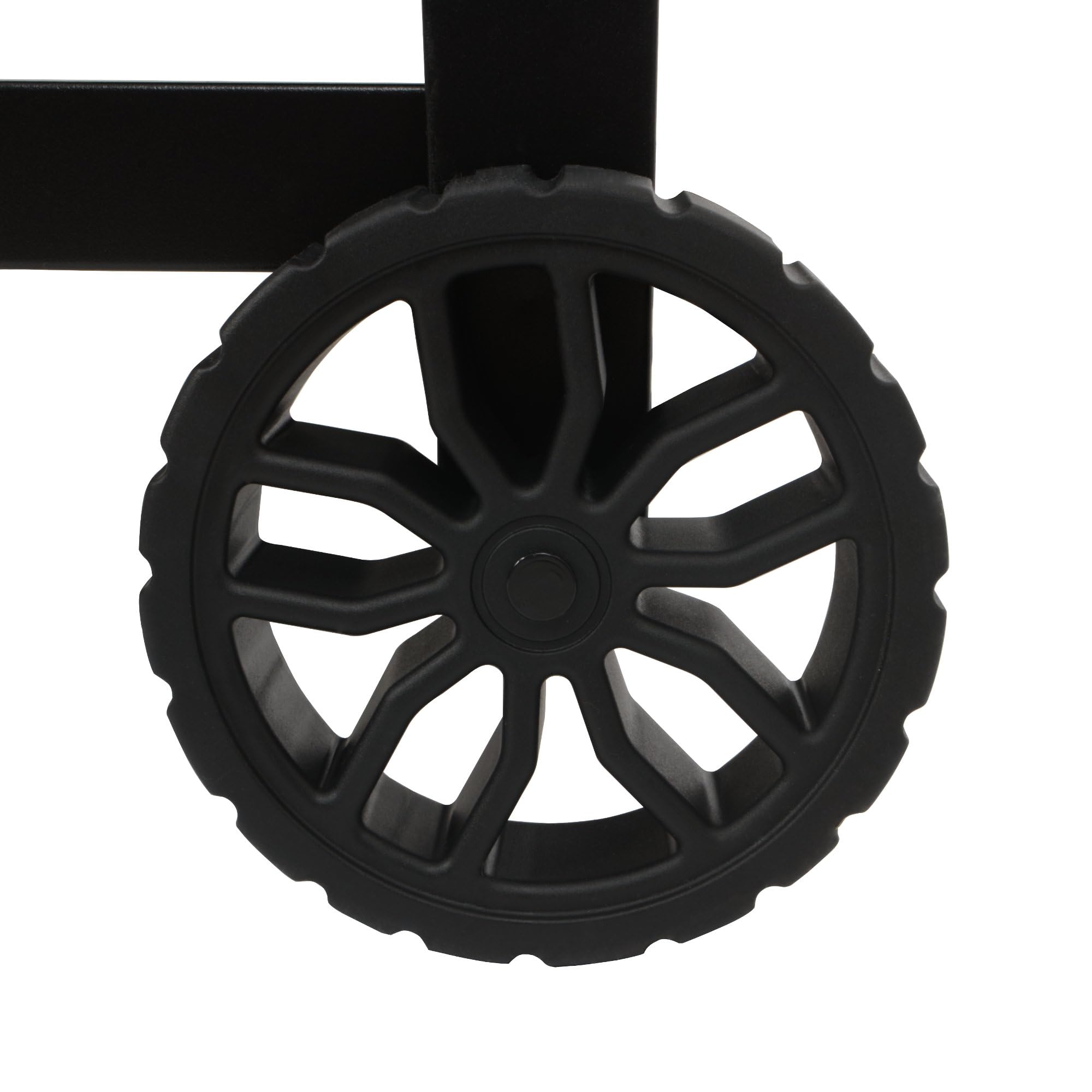 BBQ-Toro Carro Parrilla 125 x 57 x 104 cm | Negro | Mesa Grill con Gran Superficie Trabajo | Mesa Auxiliar BBQ con Paraviento | Trolley Exterior | Carro Servicio con Estante
