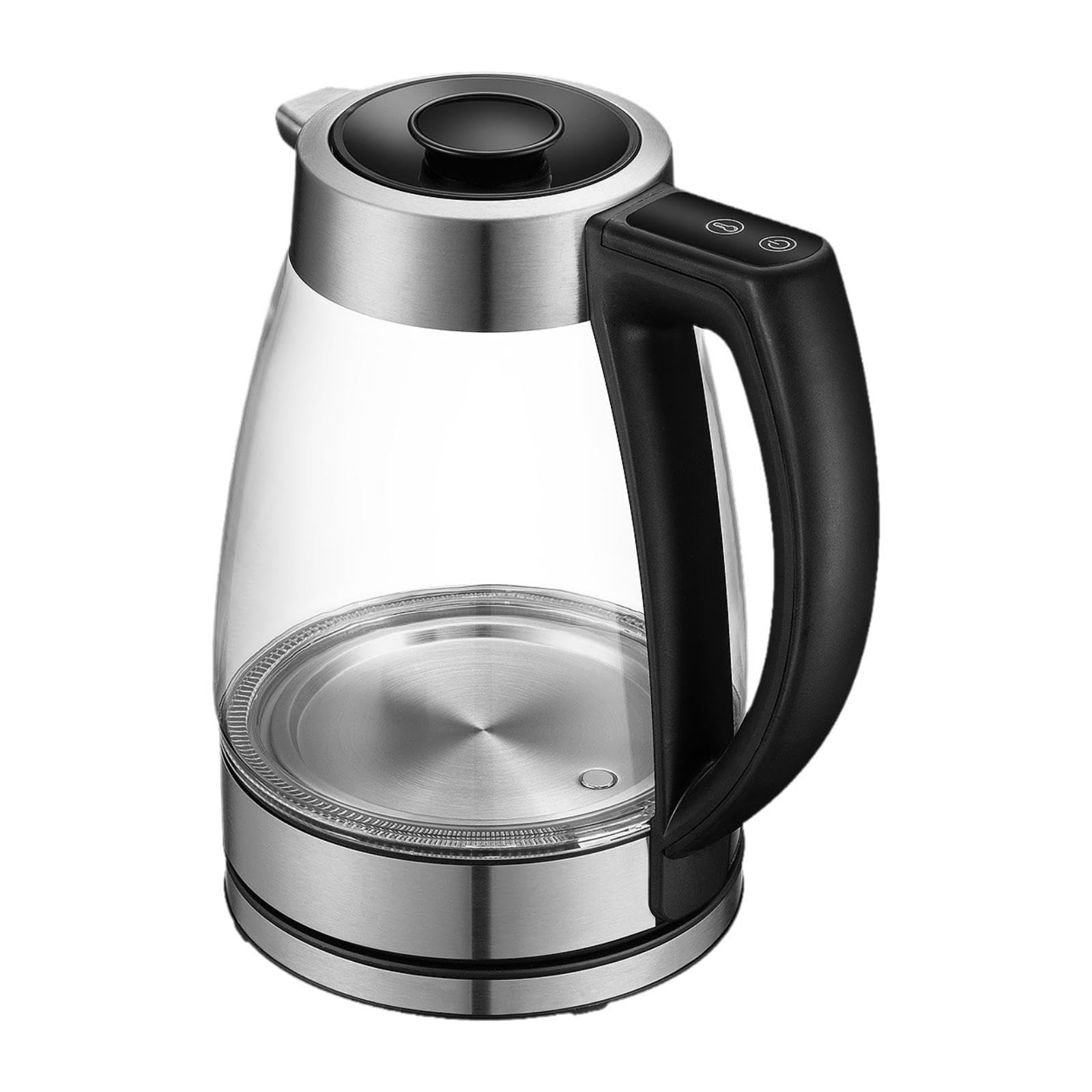 Bouilloire électrique verre de 1,7L au design lumineux LED avec arrêt automatique sécurisé