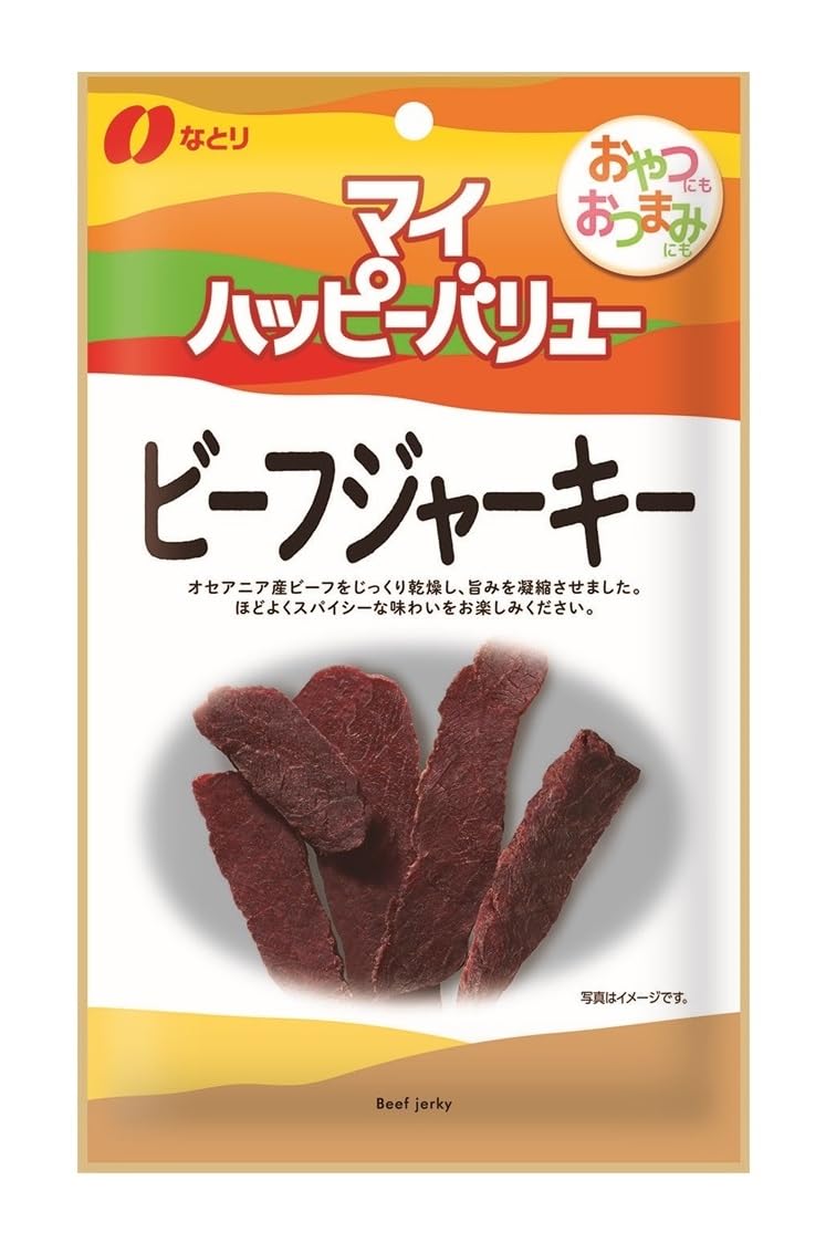 Amazon | なとり マイハッピーバリュー ビーフジャーキー 22g | Natori