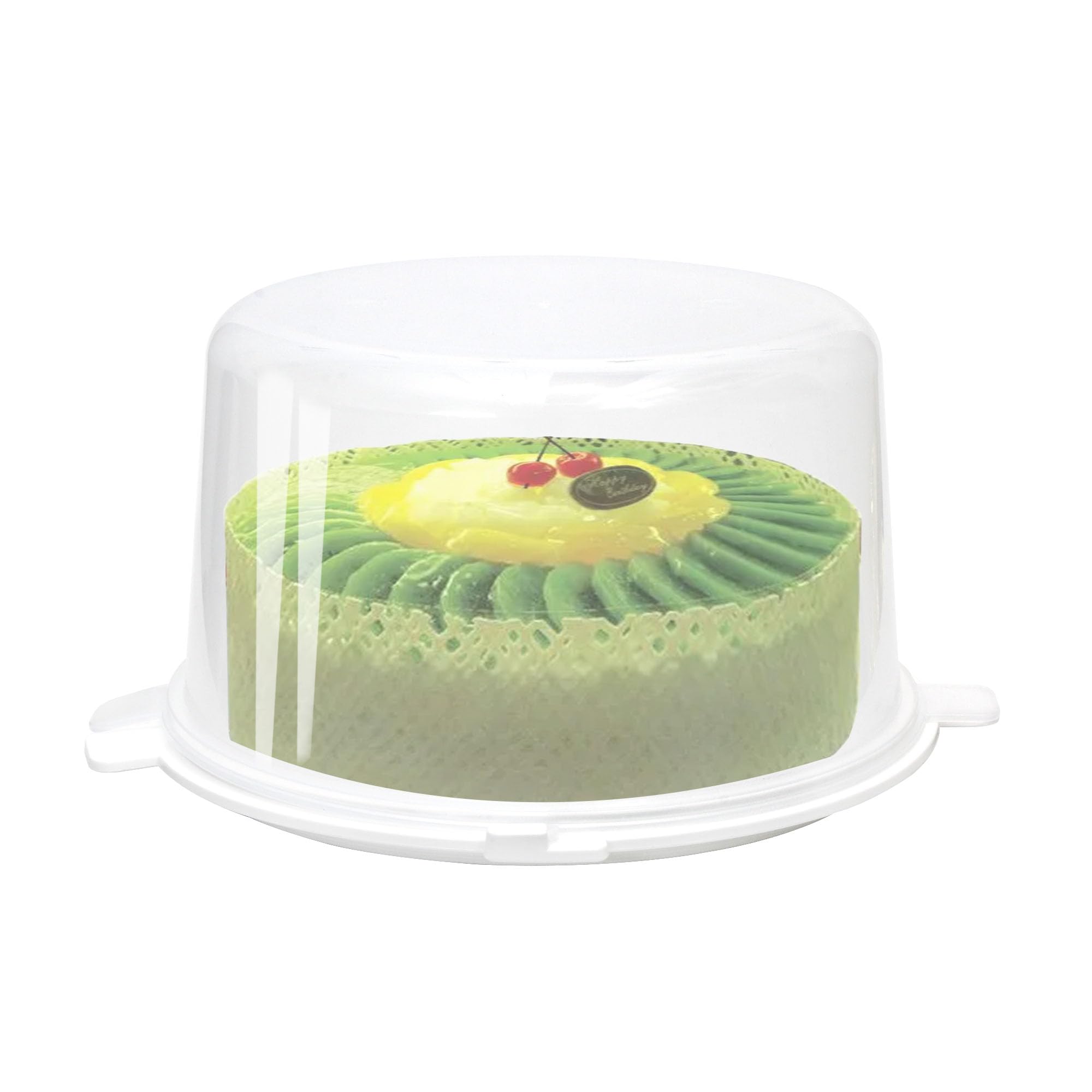 Youngever Plastic Cake Carrier, Clear Cake Container, 12 Inch Cake Carrier with Lid, Cake Storage, Cake Keeper