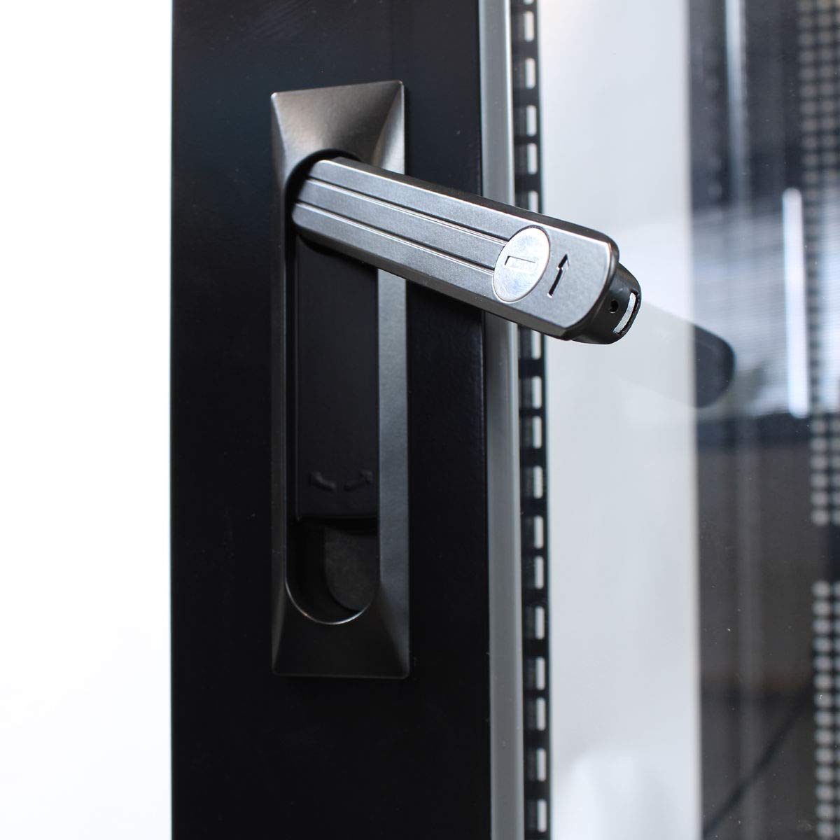 KIMEX 112-6124K Armadio Rack 19" da Pavimento, Larghezza 600 mm, profondità 1000mm, 24 unità