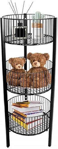 Miniatura 7 de Cesta de ahorro de 3 niveles, cesta de mercado, cesta de almacenamiento, cesta de almacenamiento de cocina, cestas de torre de baño, organización de