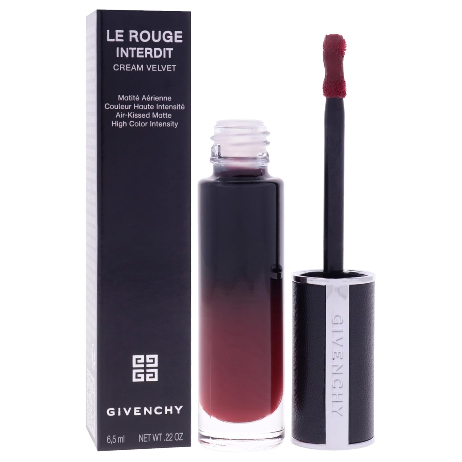 Le Rouge Interdit Cream Velvet Lipstick - N37 Rouge Graine by Givenchy for Women - 0.22 oz Lipstick - Image 3