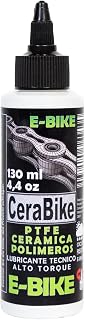 CeraBike EBIKE. LUBRICANTE especifico bicicletas eléctricas. Base Polímeros con PTFE y Cerámica (130ML)