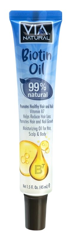 Óleo de biotina Via Natural, 45 mL