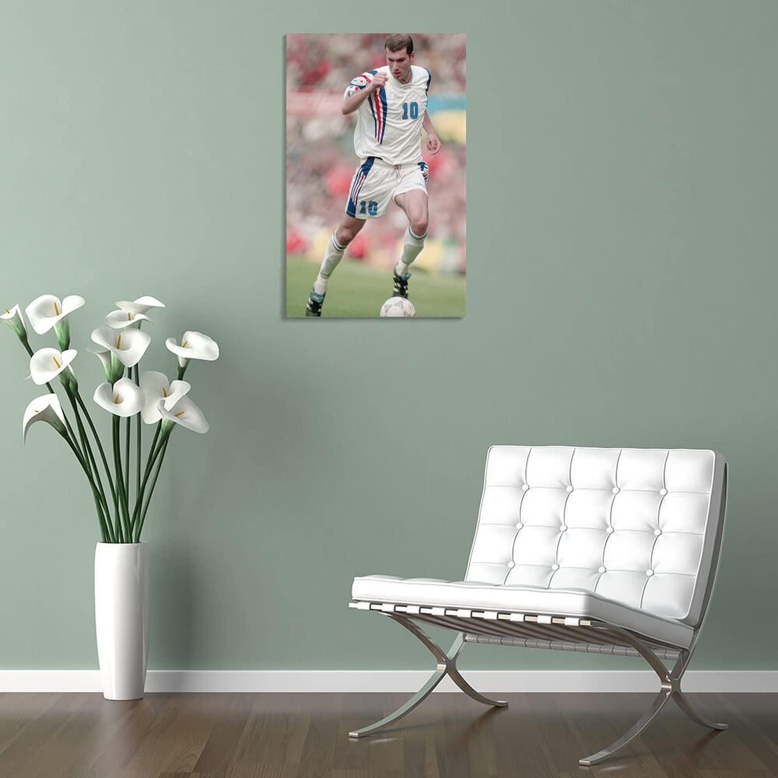 Amazon.co.jp: サッカー選手ジネディーヌ・ジダン キャンバス アート Amazon.co.jp: サッカー選手ジネディーヌ・ジダン キャンバス アート