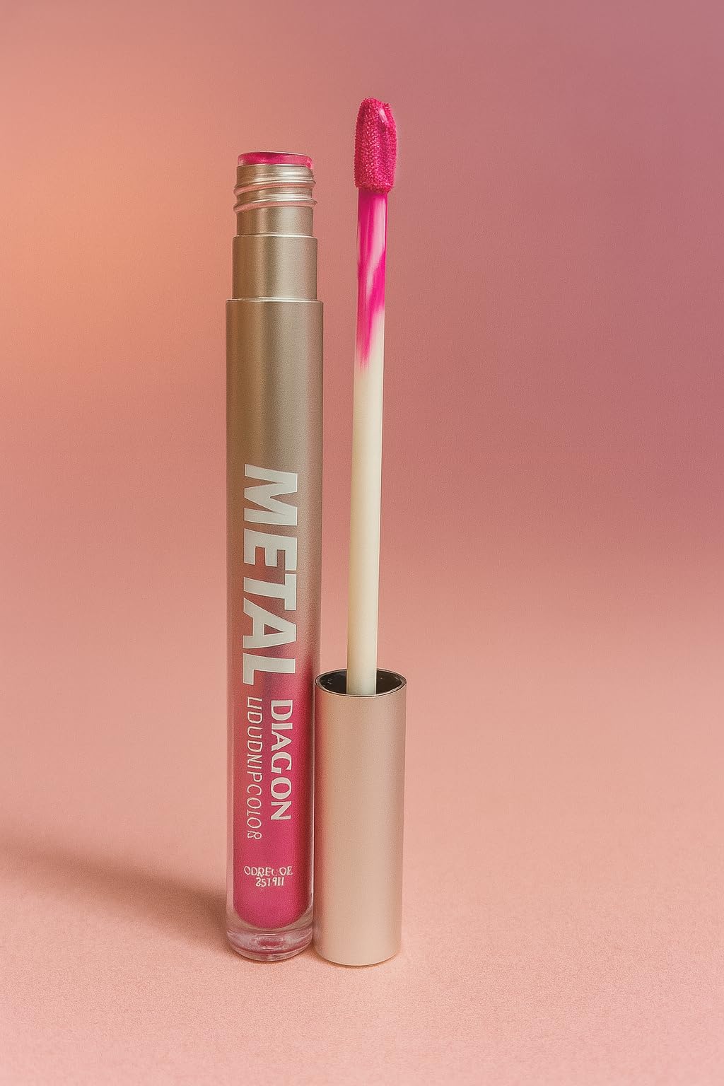 MEGAGA Lip Gloss Bright Fuchsia Pink (Matte)-image-18