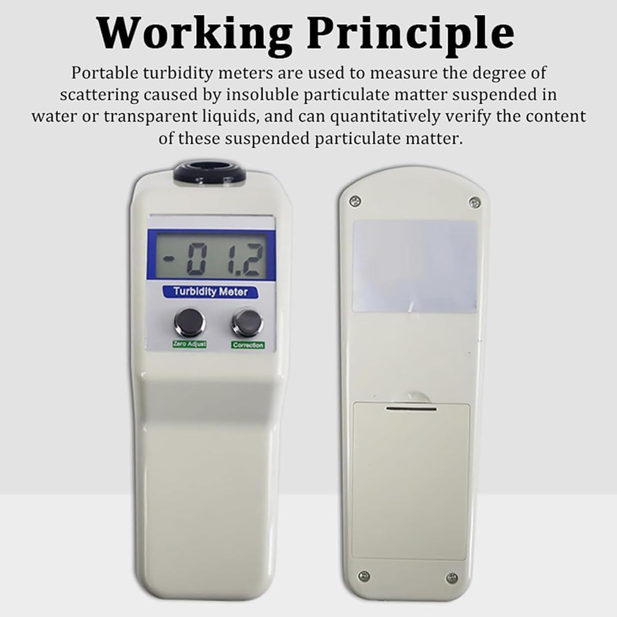 TB-31 ポータブル濁度計のレンタル｜計測器・測定器の即日レンタルならレックス  ポータブルデジタル濁度計、水質濁度検出分析計テスター、90°散乱光精度0.1、実験室水処理ワイン産業向け (20B)