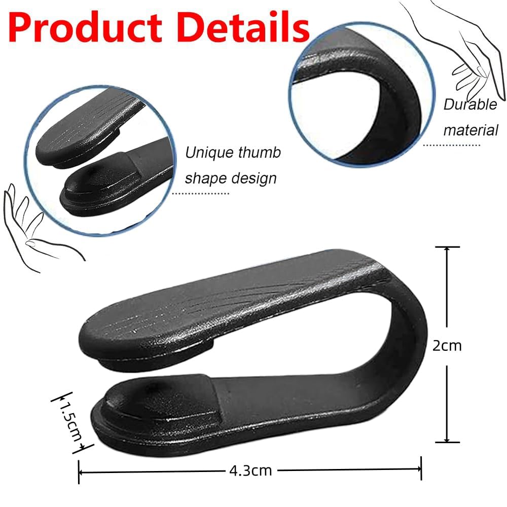 PREZONE Sugar Control Li4 Acupressure Point Clip, Migraine Acupressure Point Clip, Acupressure Hand Pressure Point Clip, Headache Acupressure Point Tool, Li4 Acupressure Point Clips Relief Tension Anxiety(4) 1