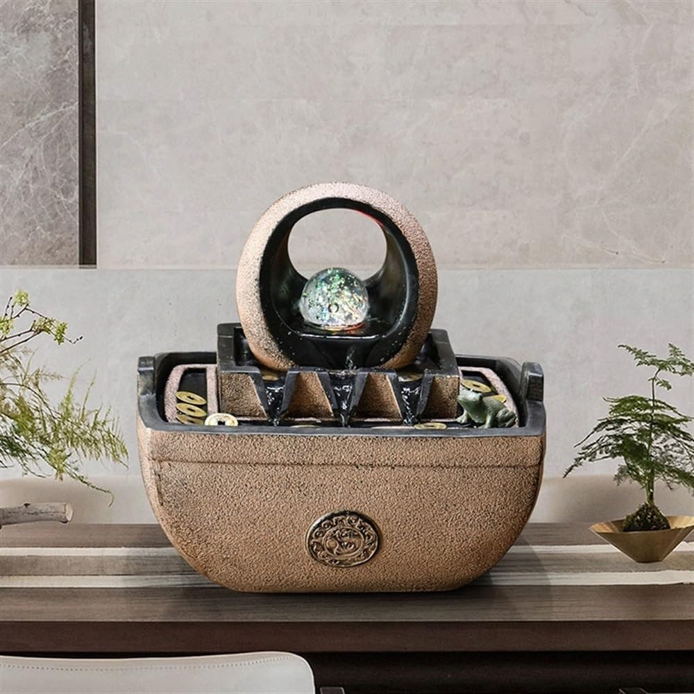 Fontane da tavolo Soggiorno con fontana da tavolo Feng Shui
