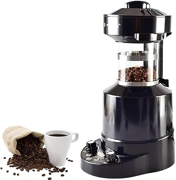 Coffee Roaster Machine,Home Electric Coffee Bean Roaster Machine,Commercial Coffee Roasting Machine,Adjustable Timing and Temperature, for Cafe Shop Home, Office
