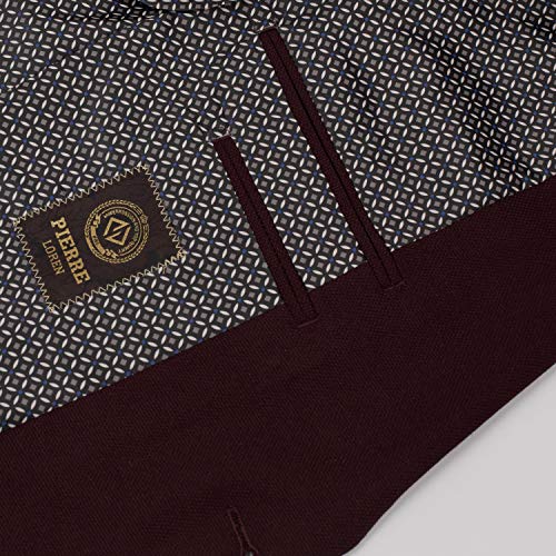 Men's Sport Coat Classic Fit 2 Button Stretch Blazer Suit Jacket Burgundy #TOP4