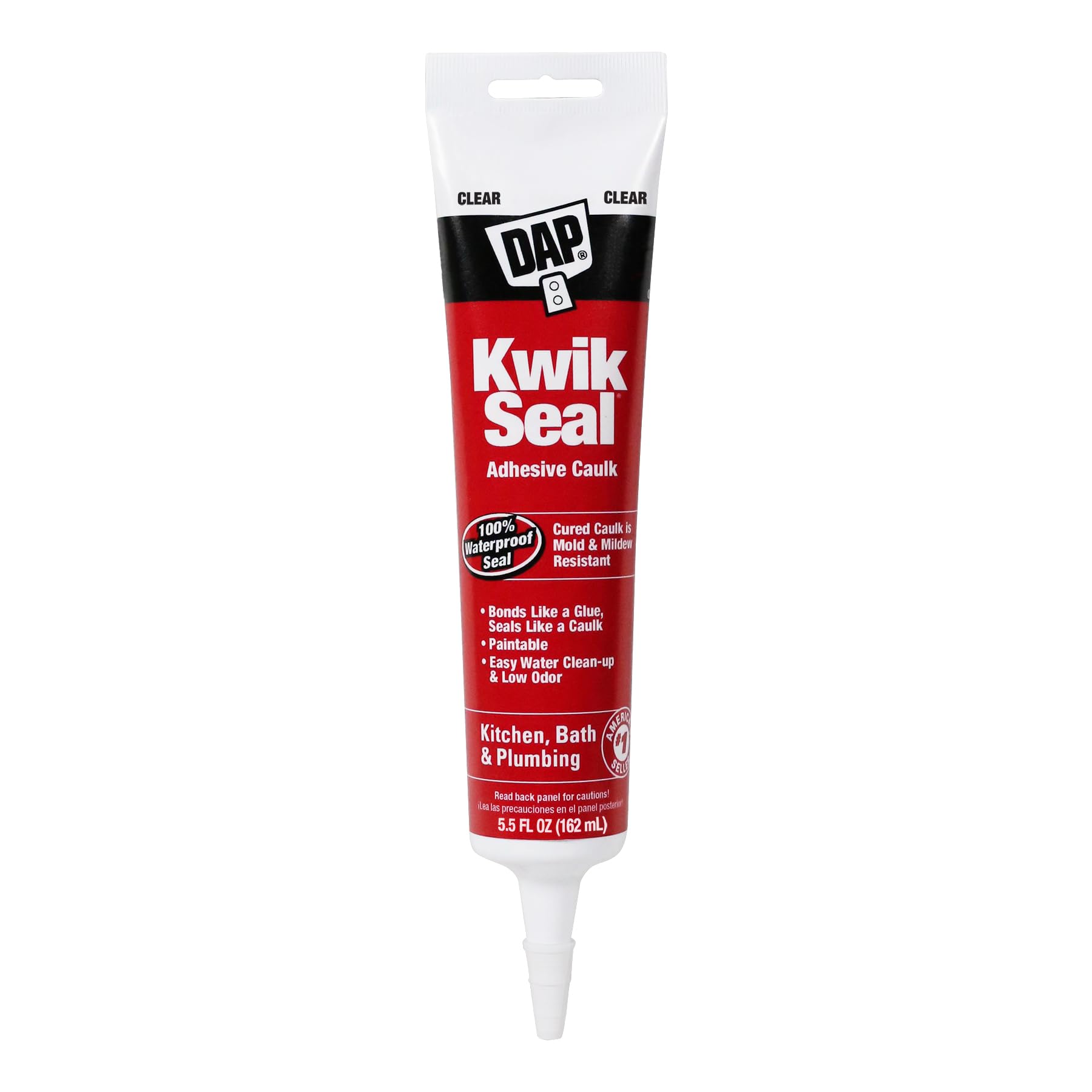 18008 Kwik Seal Caulk, 5.5-Ounce, Clear