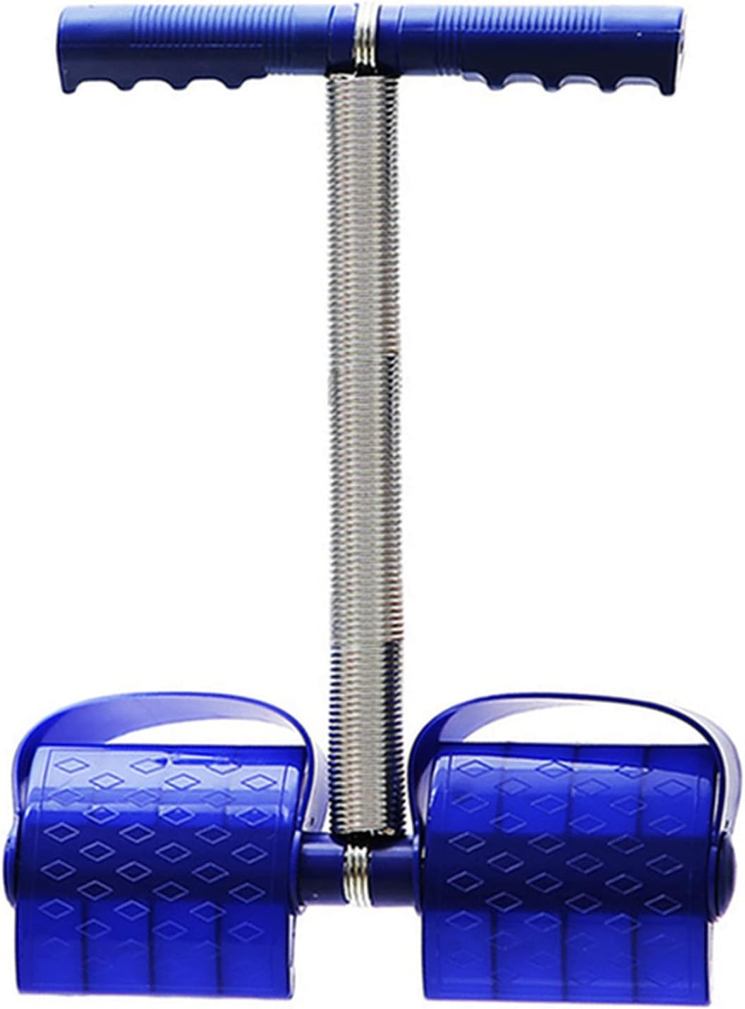 Pedal Exerciser Elastic Sit Up Pull Rope Spring Tension Foot Pedal Abdomen Leg Exerciser Tummy Trimmer Equipment Stretching Slimming Foot Pedal Exerciser (Size : Blue)