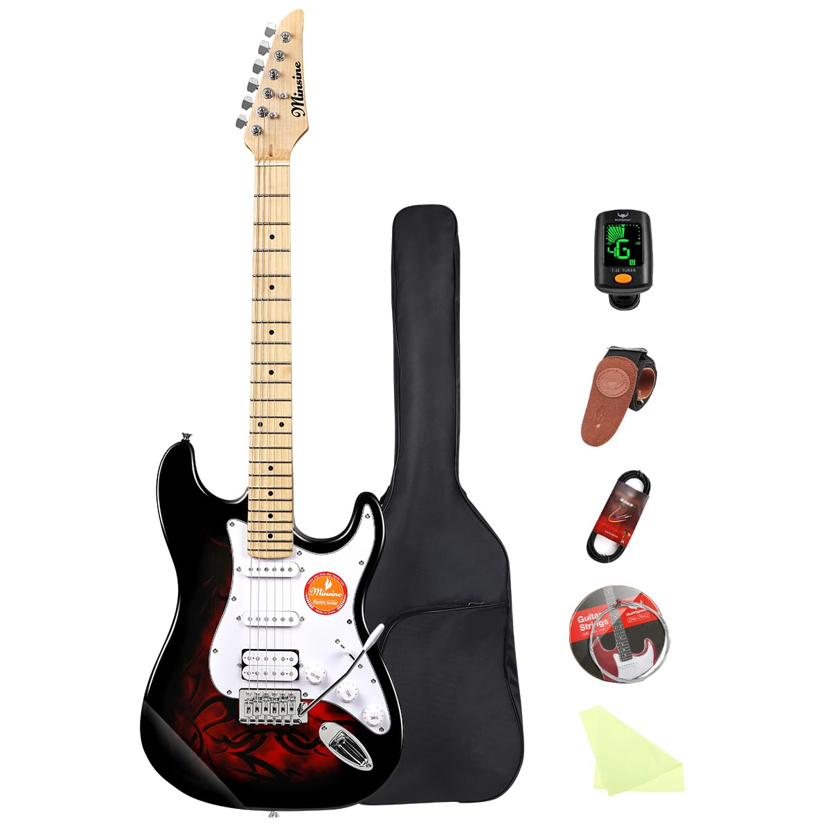 ギター Mini electric guitar Travel Electric Guitar Mini Guitar Red W/Gigbag strap