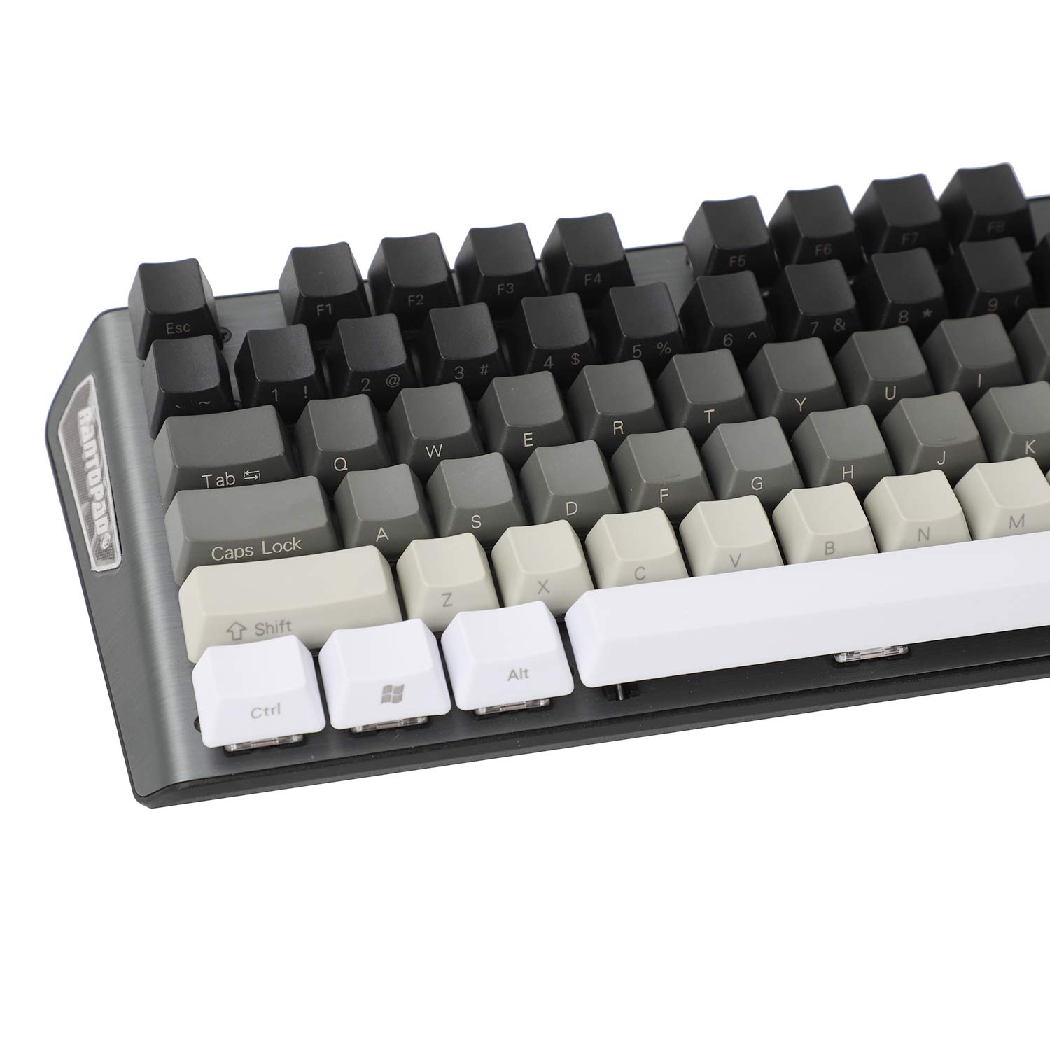 Amazon.com: YMDK White Gray Black Mixed 87 Side Print Blank Keyset