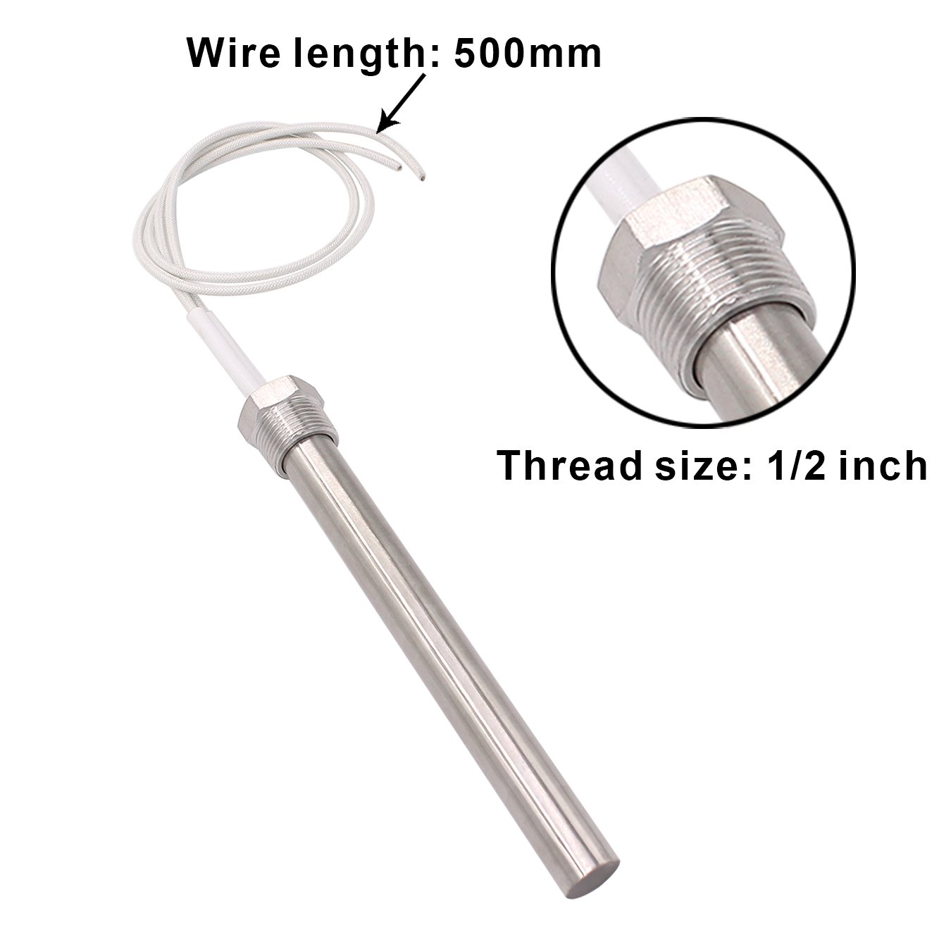 Dernord Cartridge Heater - 500W Hot Rod -6
