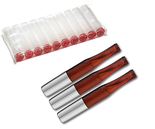 Miniatura 14 de Denicotea Soporte para cigarrillos de la serie original + 10 filtros gratis, color negro y plateado, paquete de 4, añade estilo y sofisticación